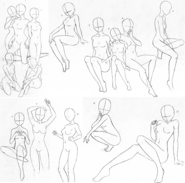 Позы для рисунков