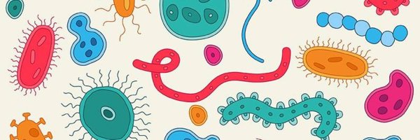 Бактерии мультяшные