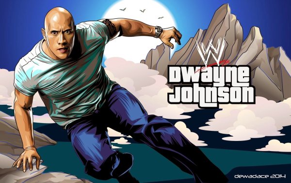 Дуэйн Джонсон скетч