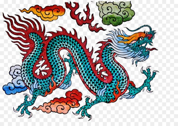 Китайский дракон раскраска для детей