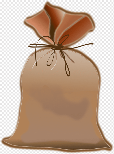 Мешок на прозрачном фоне