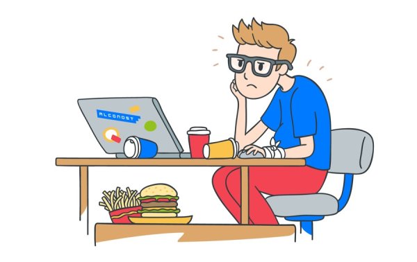 Программист мультяшный