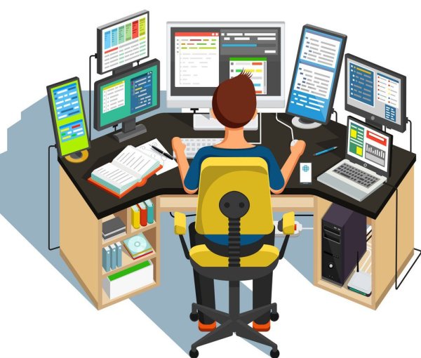 Программист мультяшный