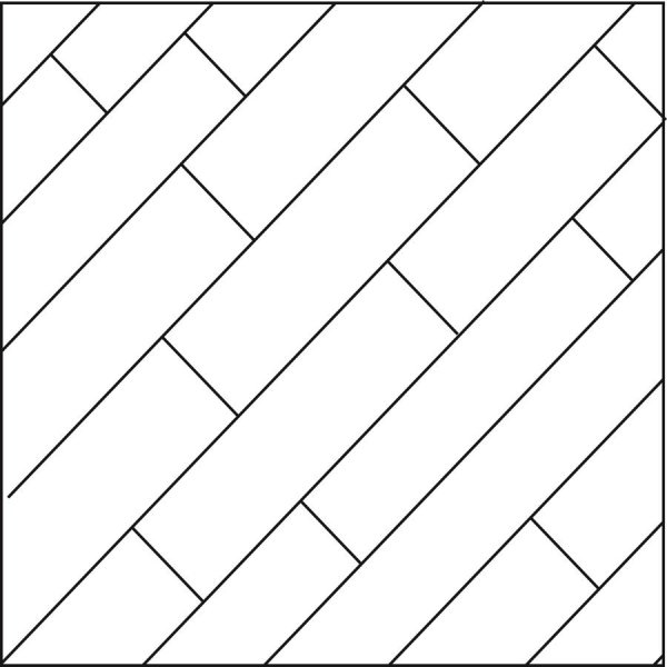 Раскладка плитки по диагонали