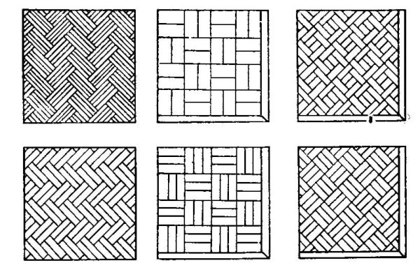 Узоры укладки паркета