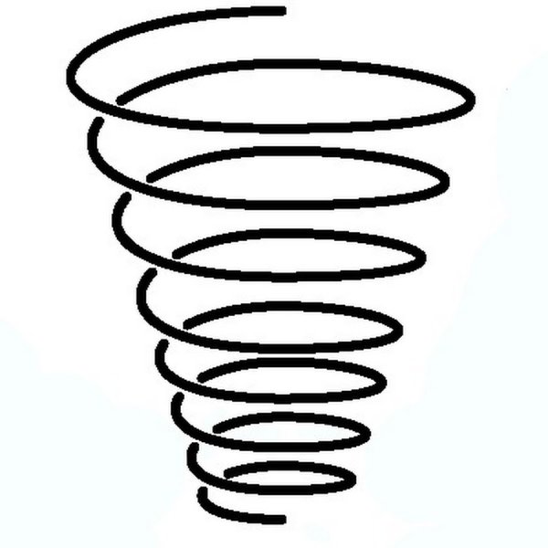 Пружина нарисованная