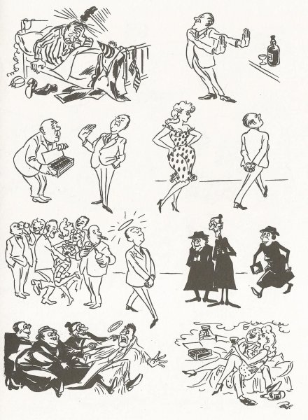 Датский художник карикатурист Бидструп