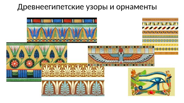 Ленточный зооморфный орнамент древнего Египта