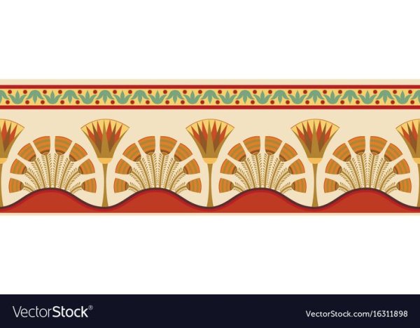 Растительный орнамент древнего Египта