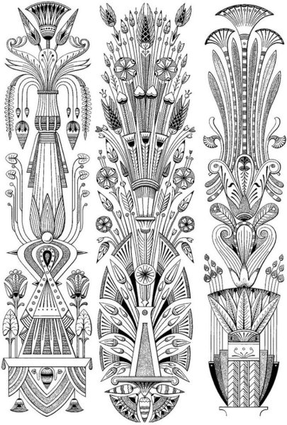 Орнамент ар деко Египет