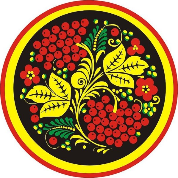 Хохломская роспись Золотая Хохлома