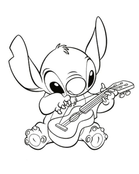 Лило и Стич раскраска