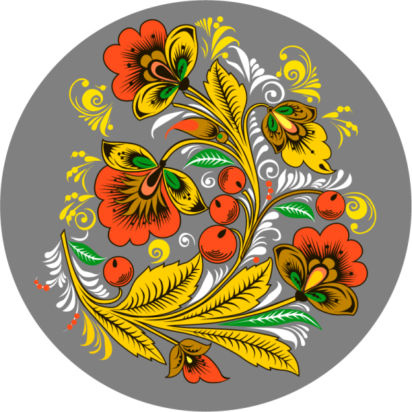 Хохлома раскраска