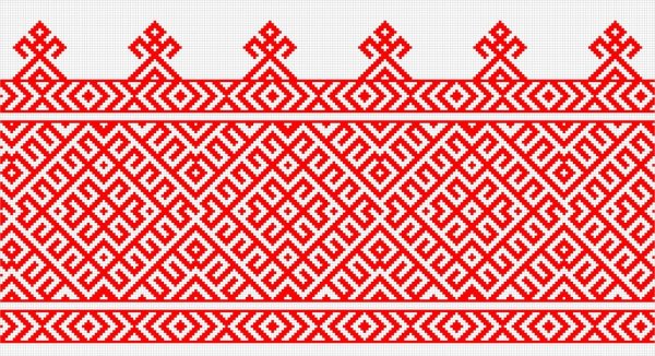 Белорусский национальный узор вектор