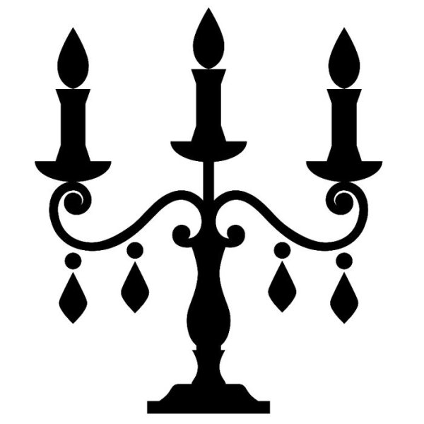 Подсвечник раскраска