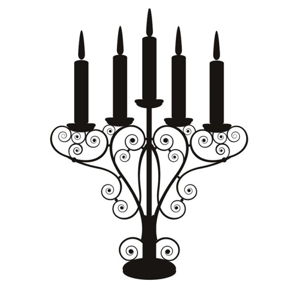 Свечка нарисованная