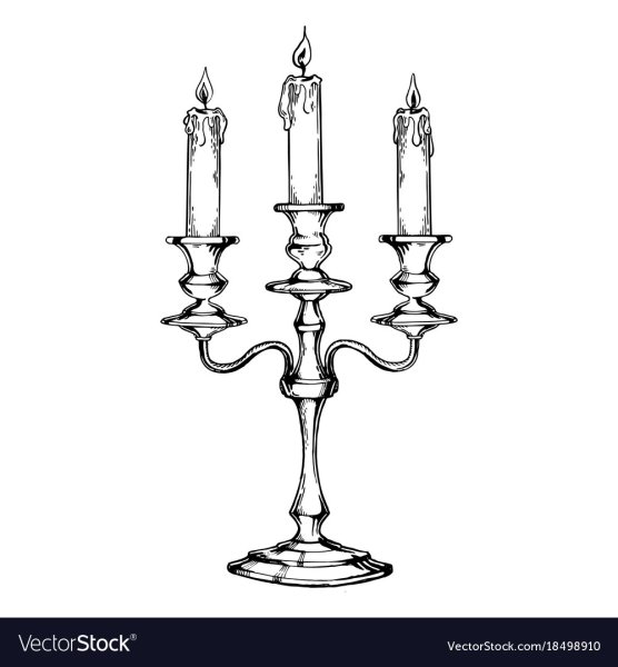 Эскиз подсвечника