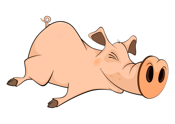 Свинья с крылышками