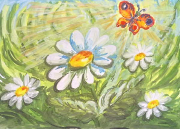 Рисование вальс цветов