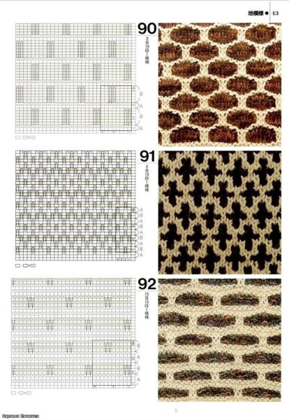 Двухцветный узор соты