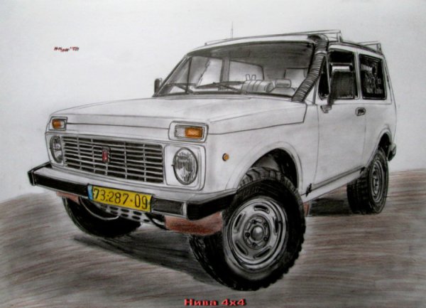 Раскраска ВАЗ 2121 Нива