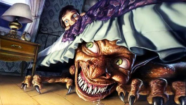 Очень страшные раскраски