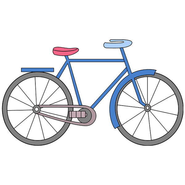 Нарисовать велосипед