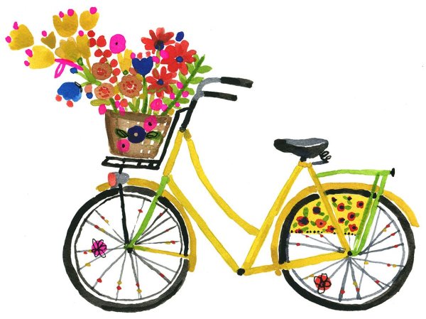 Велосипед раскраска