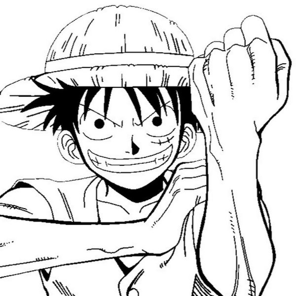 Чб аниме Ван Пис