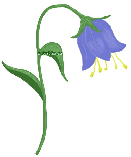 Стебель колокольчика для детей