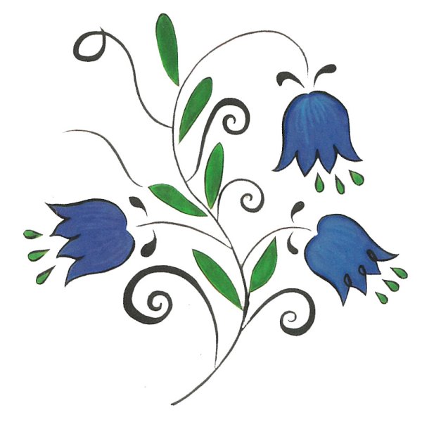 Колокольчик "цветы"