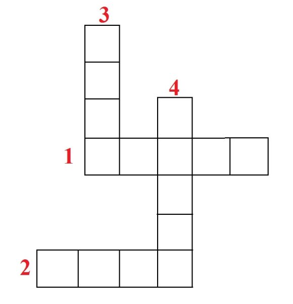 Кроссворд пустой