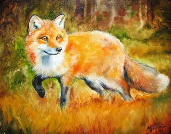 Лиса лисовна художник