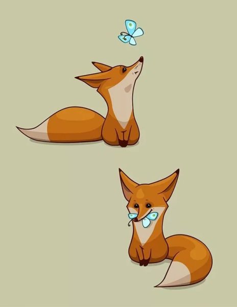 Рисунок лисы