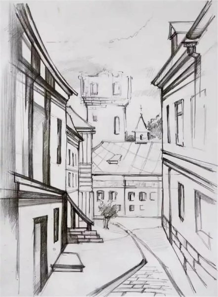 Зарисовки городского пейзажа