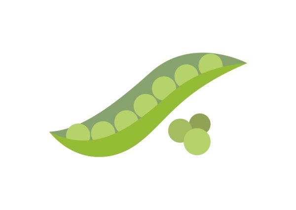 Горох мультяшный