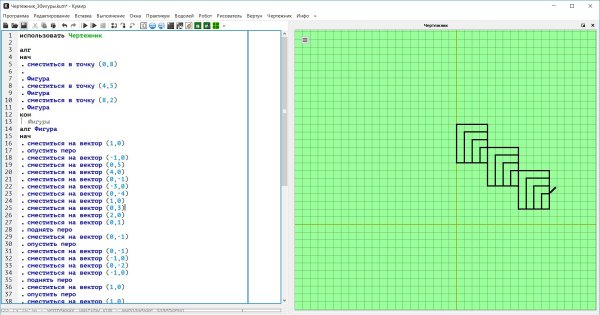 Кумир стандарт чертежник узоры