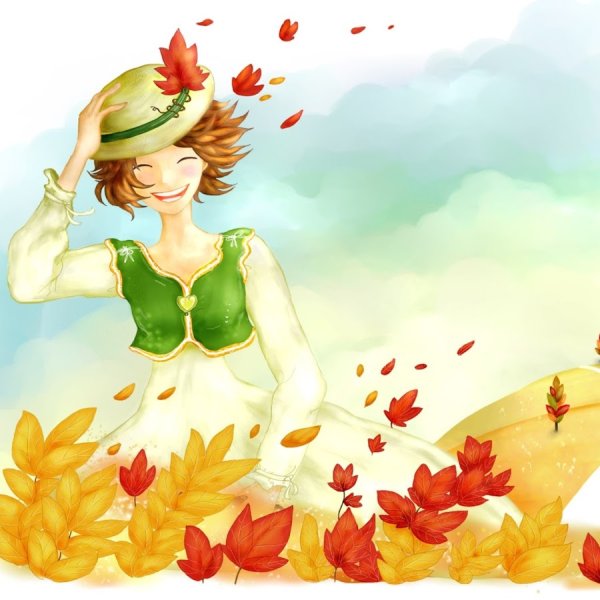 Осень в виде человека