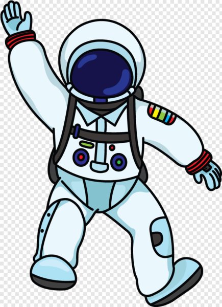 Рисование Космонавта в скафандре