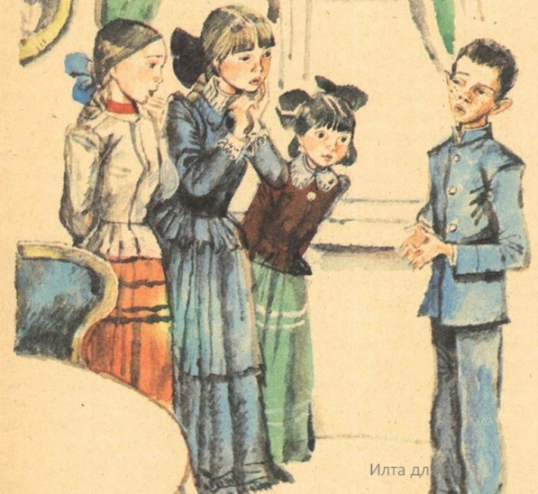 Антон Павлович Чехов иллюстрация к произведению "мальчики"