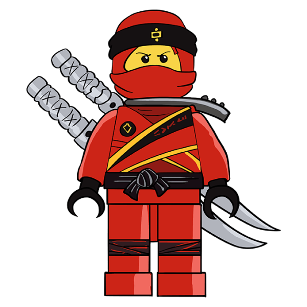 Лего Ниндзяго Кай рисунок