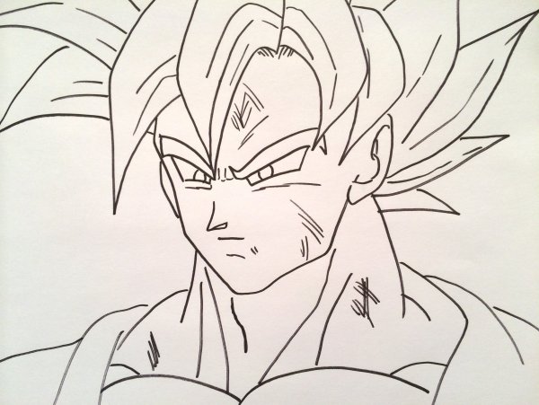 Сон Гоку рисование
