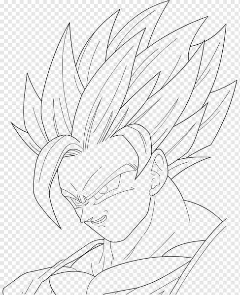 Goku ssj2 face