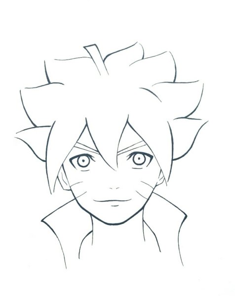 Нарисовать Боруто