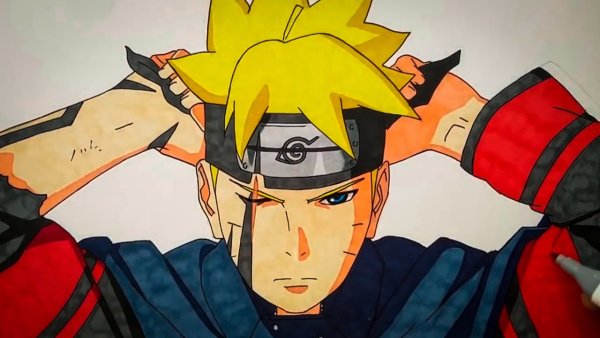 Рисунки Наруто и Боруто