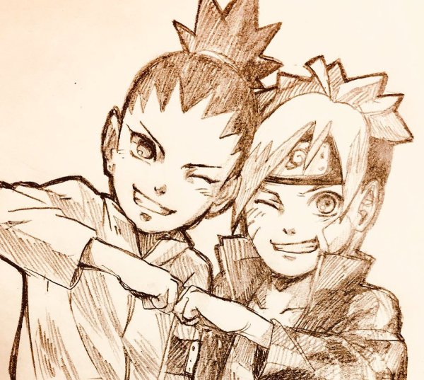 Шикадай и Боруто