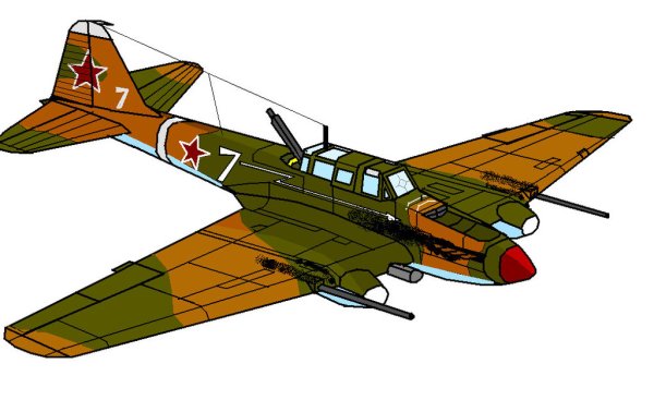 Военные самолеты для рисования