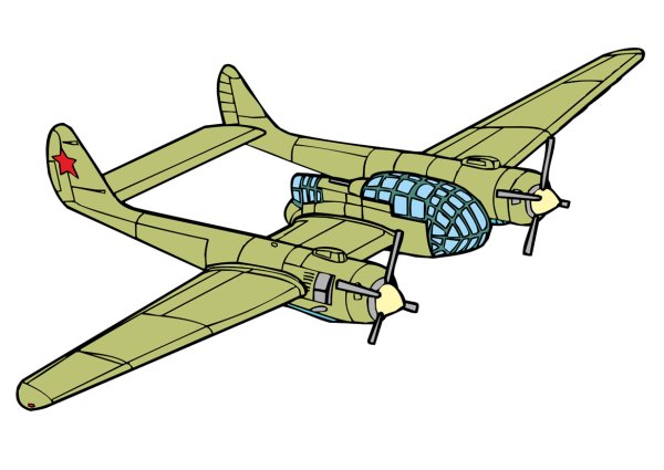 Самолет рисунок