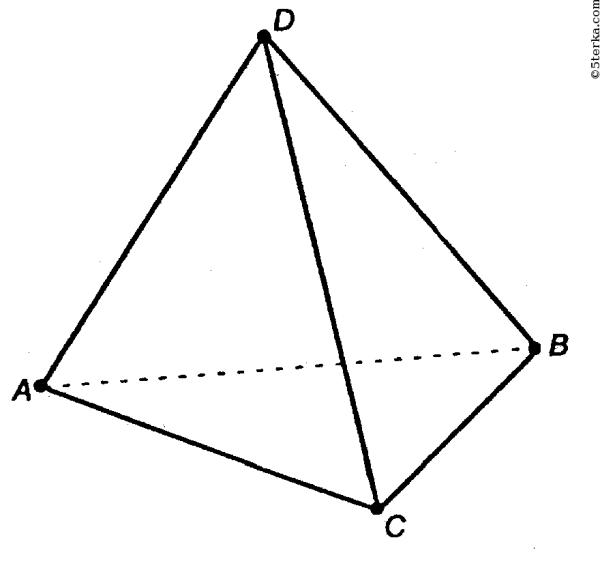 Треугольная пирамида тетраэдр
