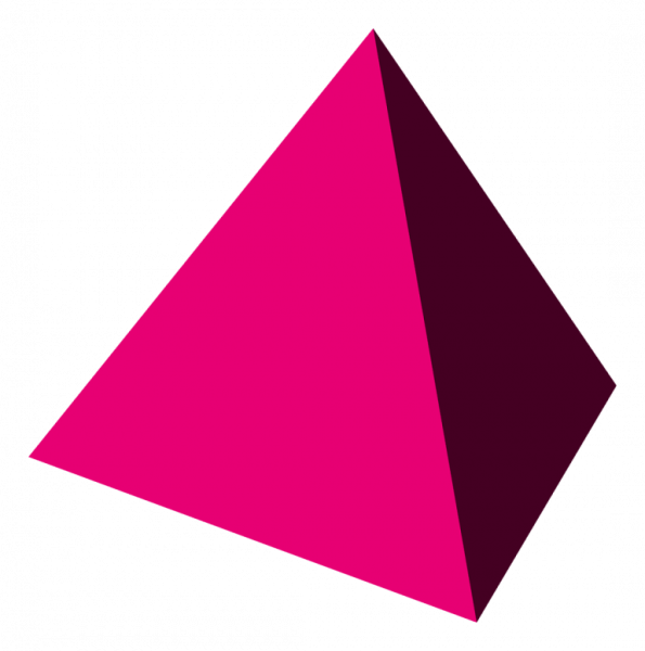 Тетраэдр и пирамида